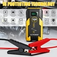 thumbnail image 5 of Cheelom 2000A Car Battery Jump Starter, Portable Car Jump Starter with Dual USB Quick Charge and DC Output, 12V Jump Pack with Built-in LED Bright Light, Yellow, 5 of 17