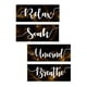 thumbnail image 1 of 4x Decoración de pared de baño de granja Letrero Colgador Remojar Respirar Placa de pared de madera para baño Vestidor Lavandería Decoración, 1 of 9