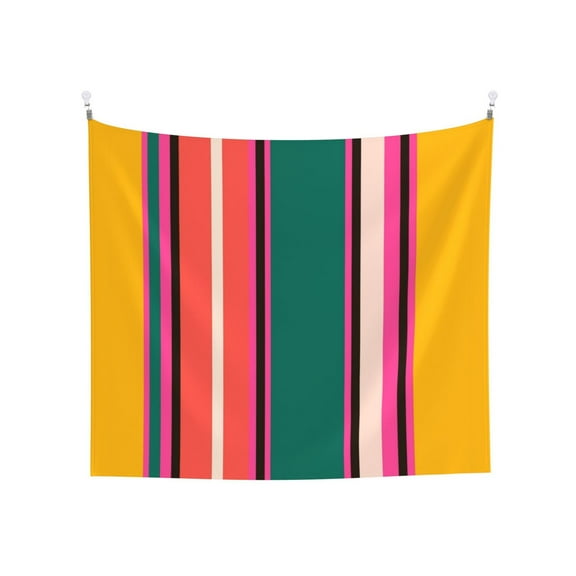 Balery Vertical Stripes Pattern Tapestry 60x51 Inches - Large Wall Hanging Tapestry for Bedroom, Living Room, Dorm Decor - Artistic and Aesthetic Room Decor