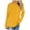 Yellow, variant on Fouhkni Long Sleeve Shirts for Women Crew Neck Casual Basic Tees Soft Loose Solid Color Fall Tops