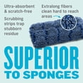 thumbnail image 4 of E-Cloth Microfiber Kitchen Dynamo Alternative to Smelly Disposable Sponges, Blue, 4 of 9