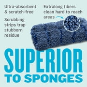 E-Cloth Microfiber Kitchen Dynamo Alternative to Smelly Disposable Sponges, Blue