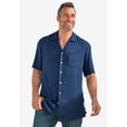 thumbnail image 4 of KingSize Men's Big & Tall  Solid Camp Shirt, 4 of 6
