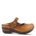 thumbnail image 5 of Spring Step L'Artiste Aneria Women's Mule Round Toe Clog - Hand-Painted Floral Laser Cut Leather - Adjustable Hook-and-Loop Strap Brushed with Gold Buckle, 5 of 7
