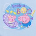 thumbnail image 2 of CafePress - Peppa Pig: Peek A BOO! - Baby Light Bodysuit, Size Newborn - 24 Months, 2 of 4