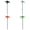 Black*1+White*1+Orange*1+Green*1, variant on Souew 4 Pcs 9.8" Screw in Tent Stakes Heavy Duty Tent Stakes Drillable Ground Anchors Screw Metal Tent Pegs Threaded Tent Spikes with Head Driver for Swing Inflatable Decor(Orange)