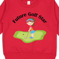 thumbnail image 3 of Inktastic Future Golf Star Girls Golfing Toddler Sweatshirt, 3 of 4