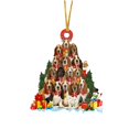 thumbnail image 1 of Para Árbol De Navidad, Colgante De Madera Para Perro De Navidad, Regalo De Decoración De Navidad Para Amigos Y Familiares Eigraketly HA042667-03, 1 of 6