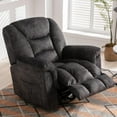 Oversized Rocker Chair Manual 360 Degree Swivel Recliners Comfy Glider