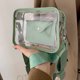 thumbnail image 5 of Bolsos Cruzados Bolsa bandolera de verano Bolsa de hombro transparente de PVC con billetera pequeña (verde) Tmvgtek Para Estrenar, 5 of 8