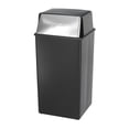 thumbnail image 1 of Scranton & Co Réceptacle Push Top 36 Gallons en Noir, 1 of 2