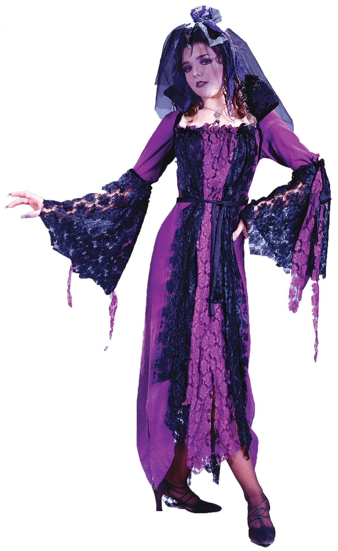 Dracula Bride Adult Halloween Costume - One Size - Walmart ...