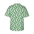 thumbnail image 3 of Picia Dinosaurs on Roller Skater Gentle Cotton Regular Fit Short Sleeve Casual Hawaiian Shirt for Men-Large, 3 of 9
