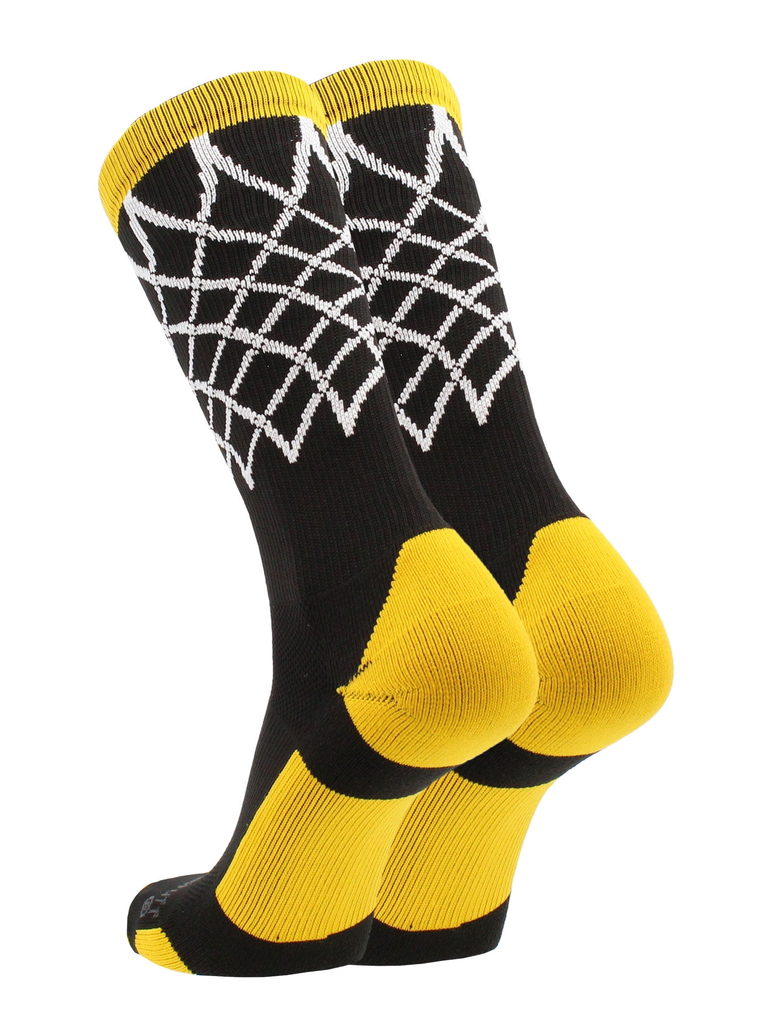 black and gold elite socks