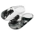thumbnail image 6 of Uourmeti Art Black Running Horse Spa Slippers Soft Plush Fuzzy Comfy Non Slip Indoor Outdoor House Shoes Warm Cozy Memory Foam Sole Lightweight Relaxing, 6 of 6