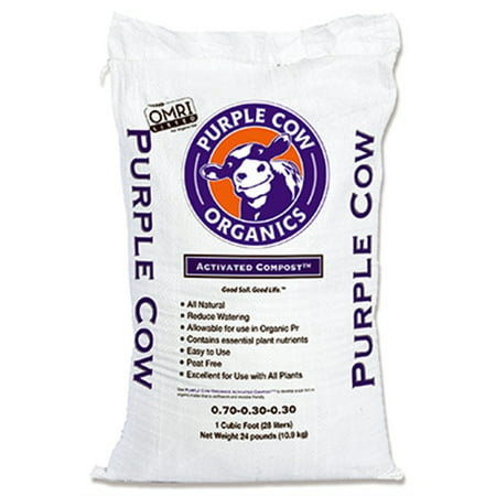 Purple Cow Organics PC ACTIVATED-1 CF Compost, PC Activated, Cu. Ft. - Quantity (Best Compost For Garden Soil)