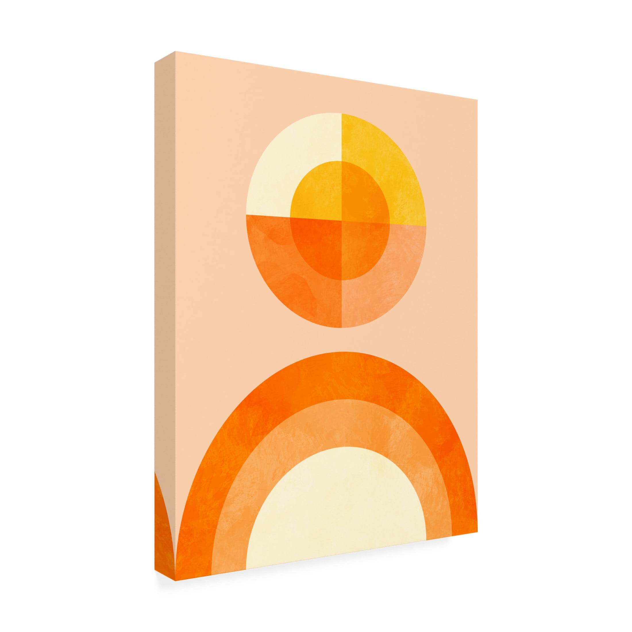 Trademark Fine Art Ana Rut Bre Spring Mid Rhapsody Orange 2 Canvas Wall Art