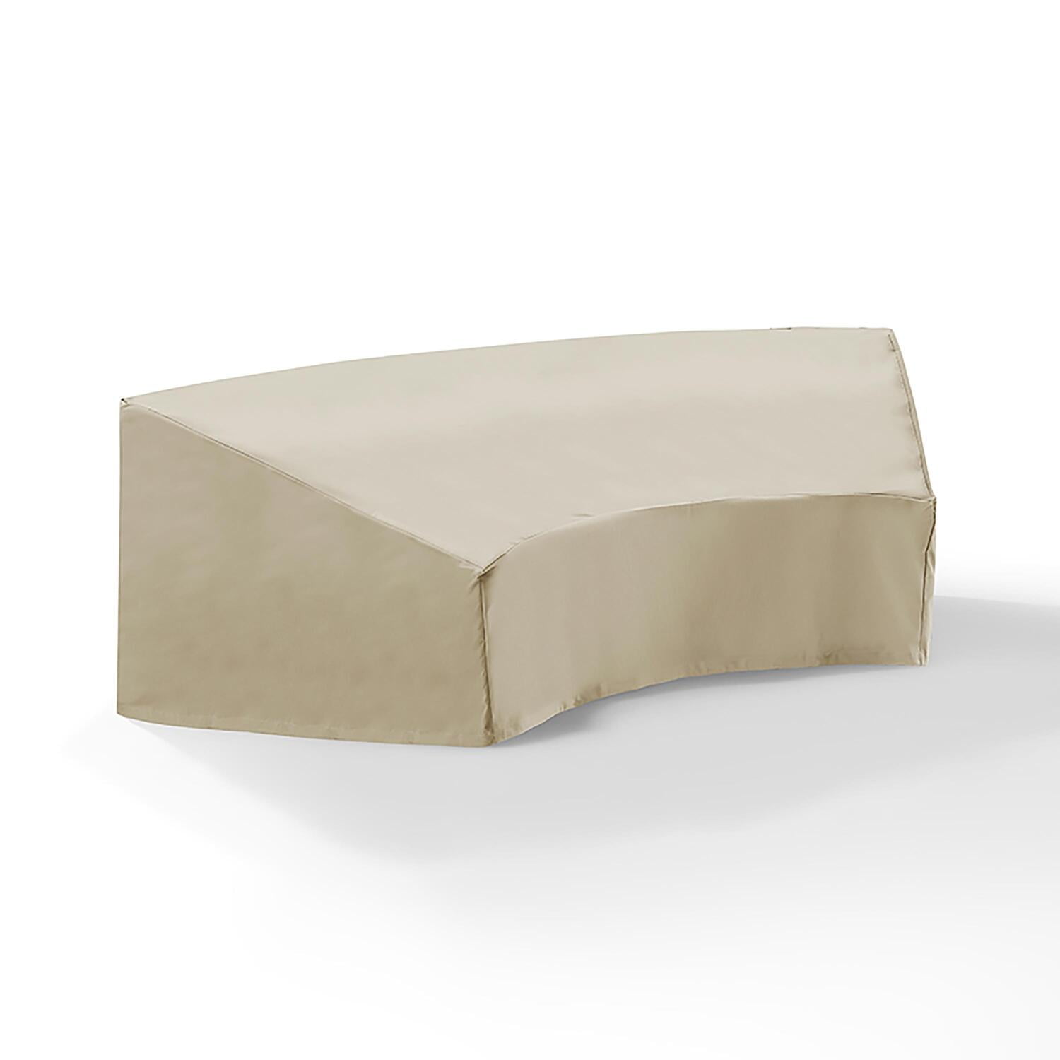 Outdoor Sectional Sofa Cover - Waterproof Patio Furniture Protector - Custom Fitted, Tan