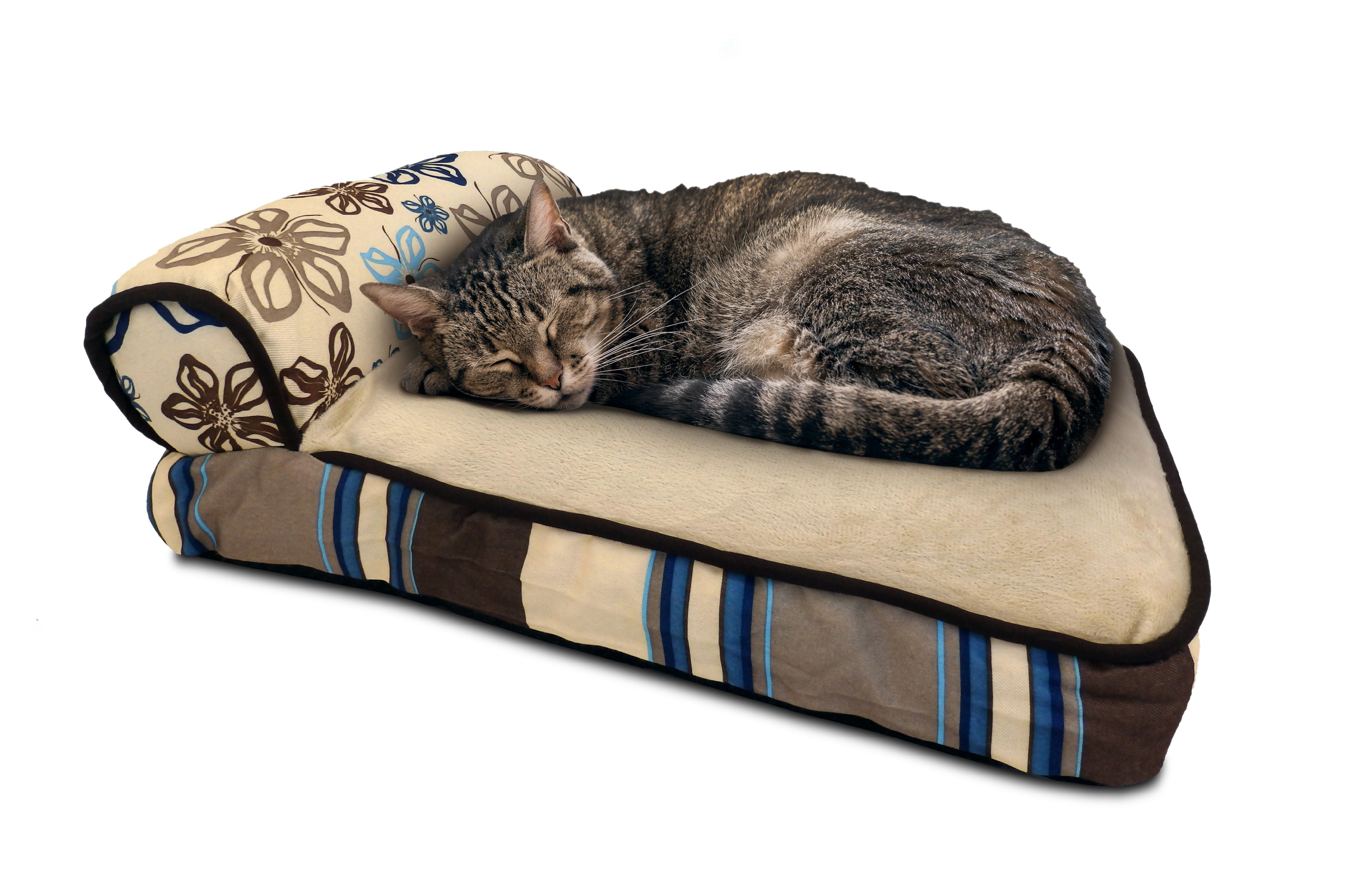 amazonbasics pet sofa lounger bed