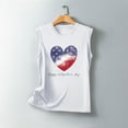 thumbnail image 4 of TDYHUAO Happy Independence Day Tank Top Women 4th of July American Flag Heart Tank Tops Casual Sleeveless Patriotic Shirts, 4 of 4