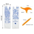 thumbnail image 7 of DOLITY Reflexology Socks Breathable with Zones Marked Soft Acupoint Schematic Socks 28.5cmx8cm, 7 of 7