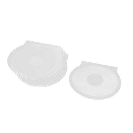 Book Fold Plastic Clear Cd - Unique Bargains 10 Pcs Plastic Slim CD DVD Jewel Cases Storage Holder Clear White