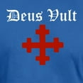 thumbnail image 3 of CafePress - Deus Vult Fitted T Shirt (Dark) - Men's Fitted T-Shirt, 3 of 4