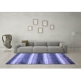 thumbnail image 3 of Ahgly Company Indoor Rectangle Abstract Blue Modern Area Rugs, 8' x 10', 3 of 4