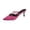 Hot Pink, variant on Women's Slingback Pumps Rhinestones Adjustable Strap Mid Heels Buckle Fashion Pointed Toe Stiletto for Party Wedding Dress Shoes Orange 42