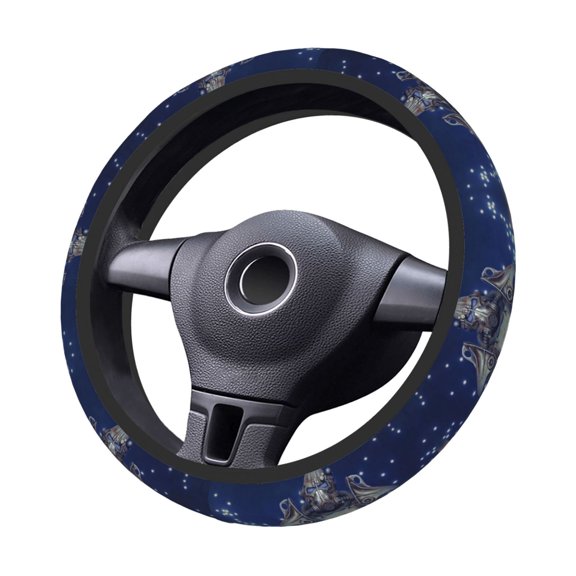 Fall-Out Steering Wheel Cover Elastic Stretch Breathable Vehicle Steering Wheel Protector Car Interior Accessories