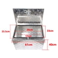 thumbnail image 5 of 23" Aluminum Storage Box Toolbox w/ Lock & Keys, for Truck Pickup Trailer Garage Indoor, 5 of 6