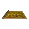 thumbnail image 2 of Ahgly Company Indoor Round Southwestern Yellow Country Area Rugs, 5' Round, 2 of 4