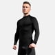 thumbnail image 1 of Camiseta deportiva de manga larga con cuello alto para hombre, para correr, deportes profesionales, otoño e invierno, elástica, de secado rápido, sudadera con cuello 1058, 1 of 6