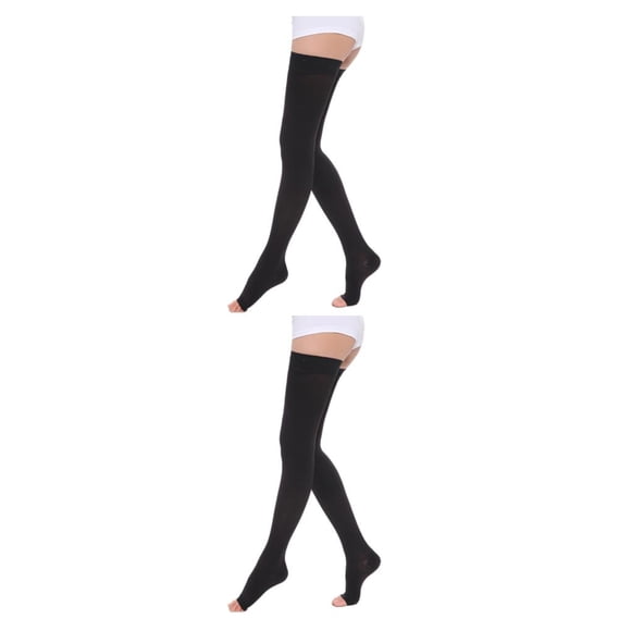 Vogacara Manténgase abrigado y elegante con estas modernas medias por encima de la rodilla Medias de compresión médicas suaves Type8 NO8