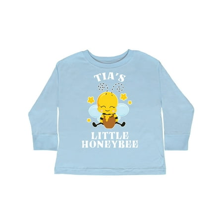 

Inktastic Cute Bee Tia s Little Honeybee with Stars Gift Toddler Boy or Toddler Girl Long Sleeve T-Shirt