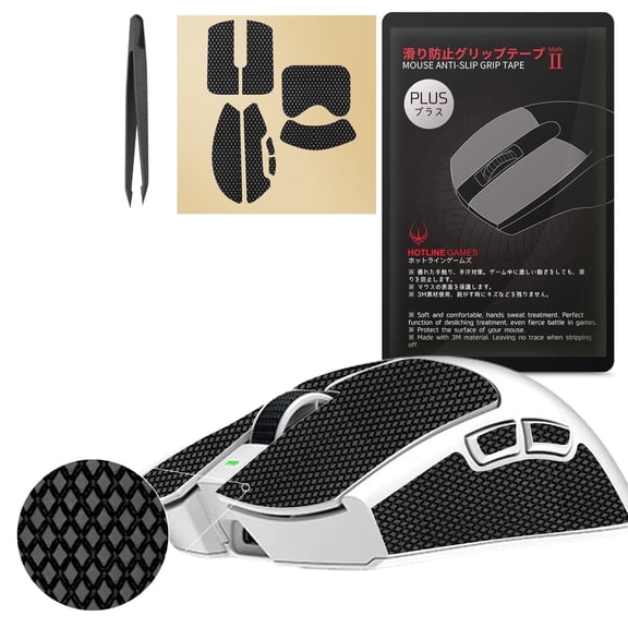 Hotline Games Mouse Grip Tape for Viper V3 Pro / Viper V4 Pro Wireless, Argyle Pattern, 1 Pack