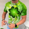 thumbnail image 2 of Camiseta diaria unisex del día de San Patricio para hombre, estampado gráfico en 3D, camisetas de manga corta, blusa informal Pompotops  oipoqjl7388, 2 of 9