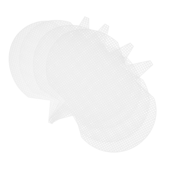 OUNONA  4 Pcs DIY Bag Weaving Material Kit Crochet Canvas Miss White