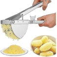 thumbnail image 1 of Stainless Steel Potato Press. Stainless Steel Potato Masher Professional Potato, 1 of 4