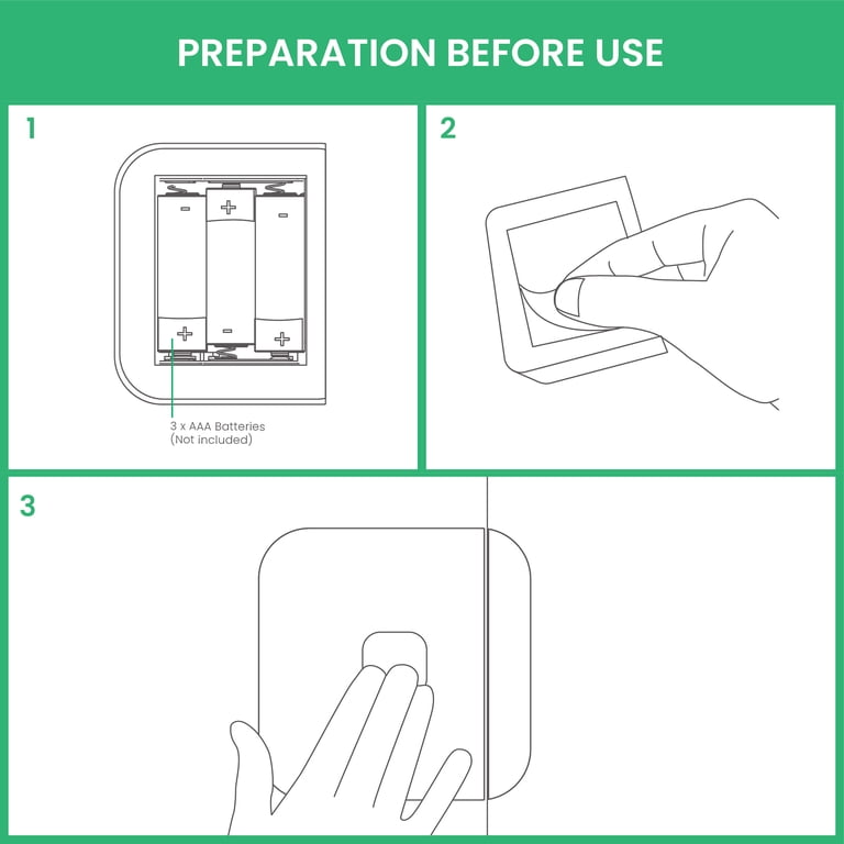 HomeZone Wi-Fi Smart Door and Window Sensor photo 7