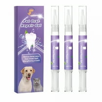 QARUN Pet Oral Repair Gel for Dogs, Dog Teeth Cleaning Pen Pet Teeth Repairing Kit, Oral Restoration Whitening Gel for Dog Cats Dental Care Fresh Breath