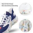thumbnail image 7 of Stripe Line Pattern Walking Shoes for Men Woman Lightweight Tennis Fashion Elastic Sports Shoes Cushion Basketball Shoes, 7 of 7