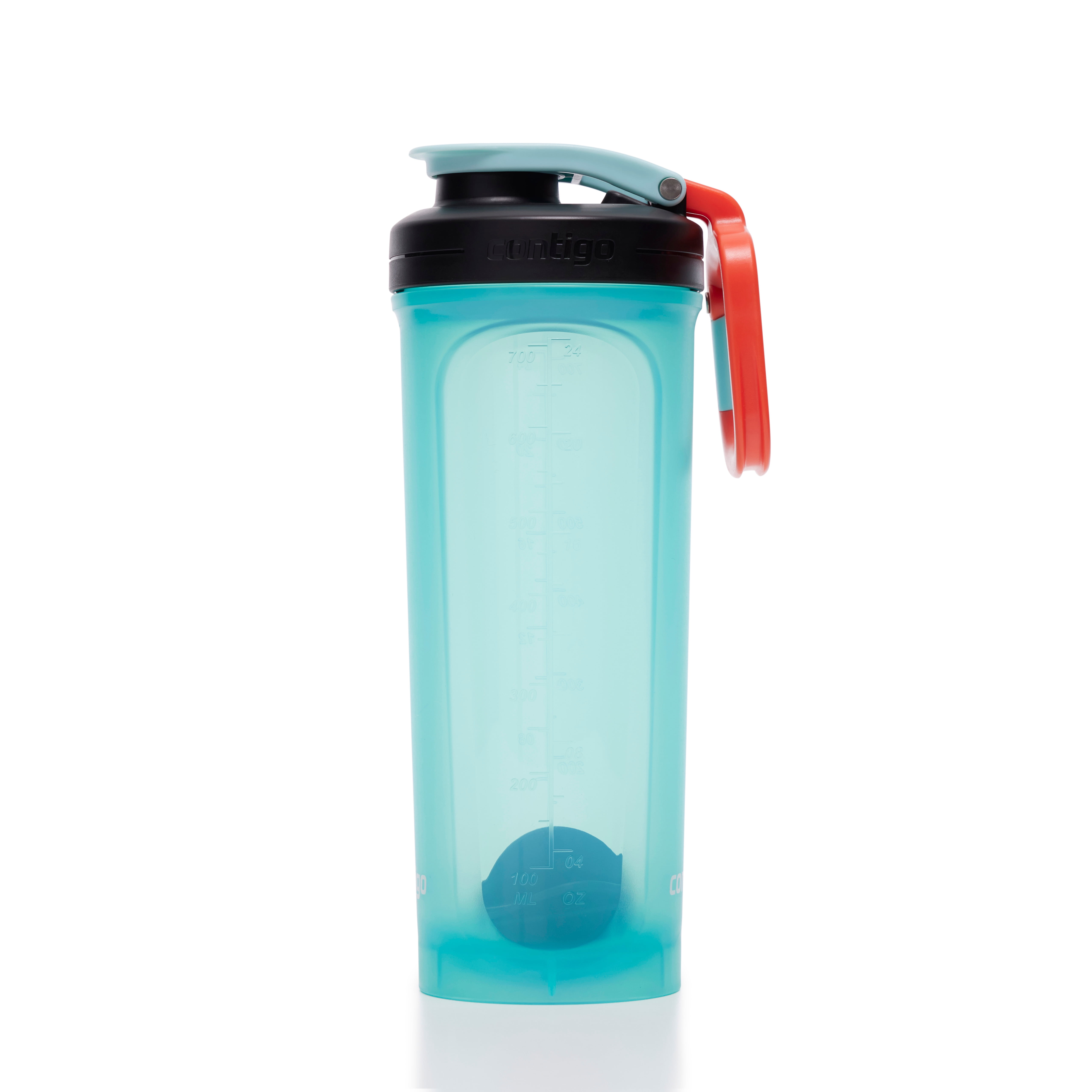 Contigo Fit Shake & Go 2.0 Shaker Bottle, in Blue, 28 fl oz.