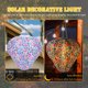 thumbnail image 1 of Linterna Solar Al Aire Libre Linterna de jardín colgante en forma de melocotón Linterna de papel creativa (flor de colores), 1 of 7