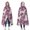 Goldendoodle Dog and, variant on Wearable Blanket,German Shorthaired Pointer Dog and Flower Hooded Wearable Flannel Blanket for Adults & Teens,Winter Poncho Shawl Wrap Cape Cozy Anti-Pill,50"x60"