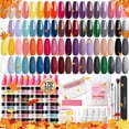 thumbnail image 1 of Kit de uñas en polvo AZUREBEAUTY 170 unidades con 36 colores y accesorios, 1 of 9