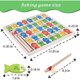 thumbnail image 5 of Juguetes de pesca de madera magnéticos para niños pequeños, juego de conteo de peces con el alfabeto, rompecabezas de números y alfabetos, juguetes educativos de matemáticas y ABC para niños de 3, 4, 5 of 6