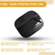 thumbnail image 4 of Tapa de puerta del tanque de combustible para Honda Civic 22-25, cubierta de tapa de llenado de combustible, tipo adhesivo, fibra de carbono, negro, ABS, 4 of 6