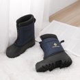thumbnail image 4 of Dream Pairs Boys Girls Kids Warm Waterproof Snow Boots Winter Outdoor Snow Boots KSTAR NAVY/YELLOW Size 10, 4 of 5