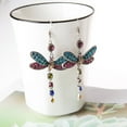 thumbnail image 3 of Namzi Retro New Unique Design Style Dangle Drop Earrings for Women Ethnic Bohemian Vintage Jewelry （Multicolor）, 3 of 5